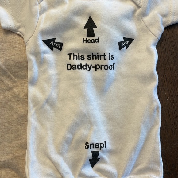 NB-3 month Onesie Bundle, long and short sleeves, Carter’s baby gap, old navy - Picture 4 of 5